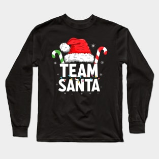 Team Santa Christmas Family Matching Long Sleeve T-Shirt